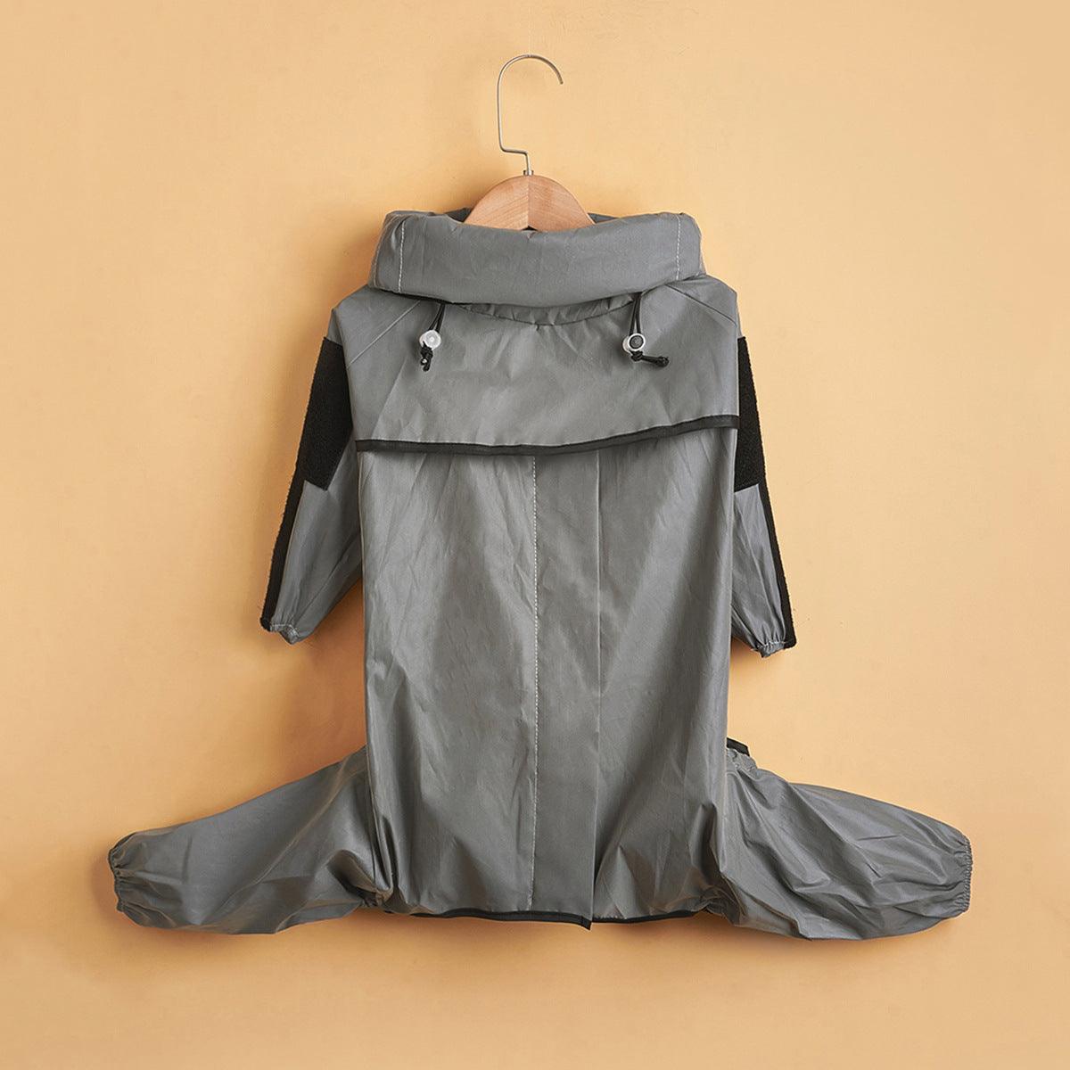 Stay Dry And Stylish: The Ultimate Reflective Pet Raincoat-2